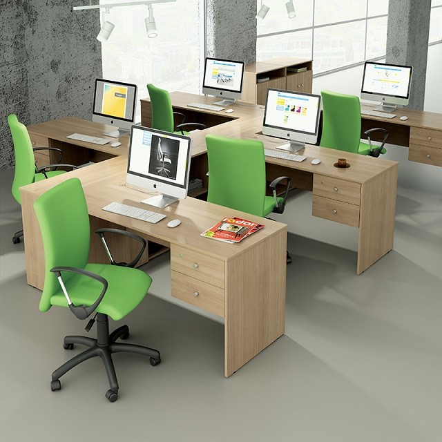 Бюро Easy work 120х60х74 cm чекмеджета в дясно