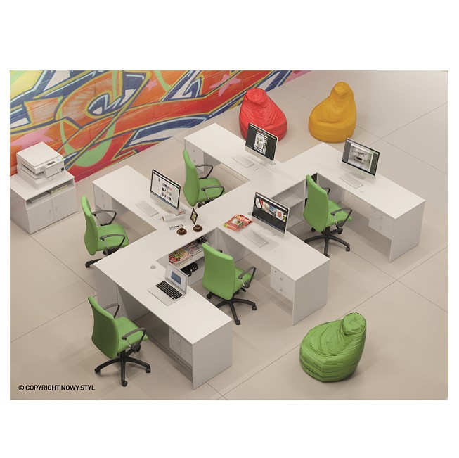 Бюро Easy work 120х60х74 cm чекмеджета в ляво