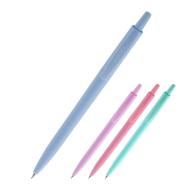 Авт. химикалка Axent Allegro Pastelini Mix 0.5mm