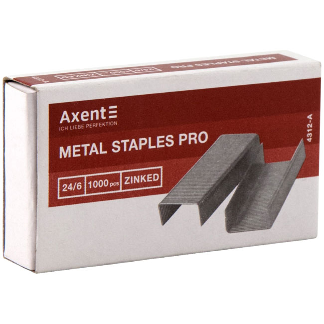 Телчета за телбод Axent Pro №24/6 1000 бр.