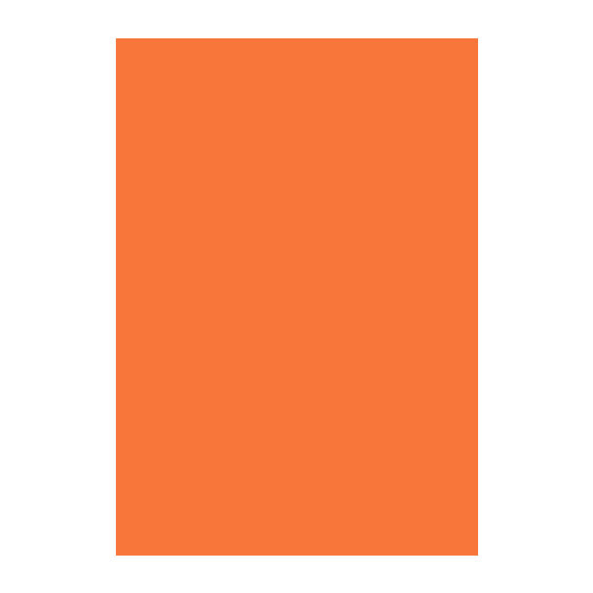 Цветен картон Papicolor A4 270 g/m2 10 л. Оранж