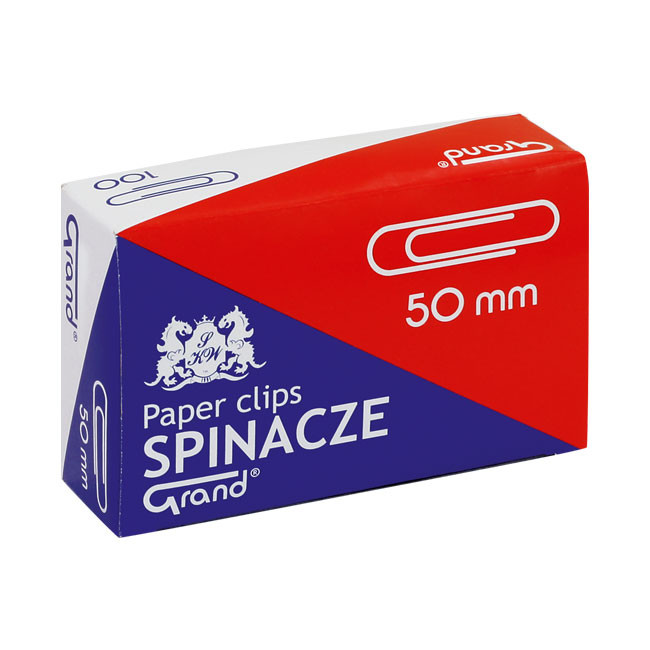 Кламери никелирани 50 mm Grand 100 бр.