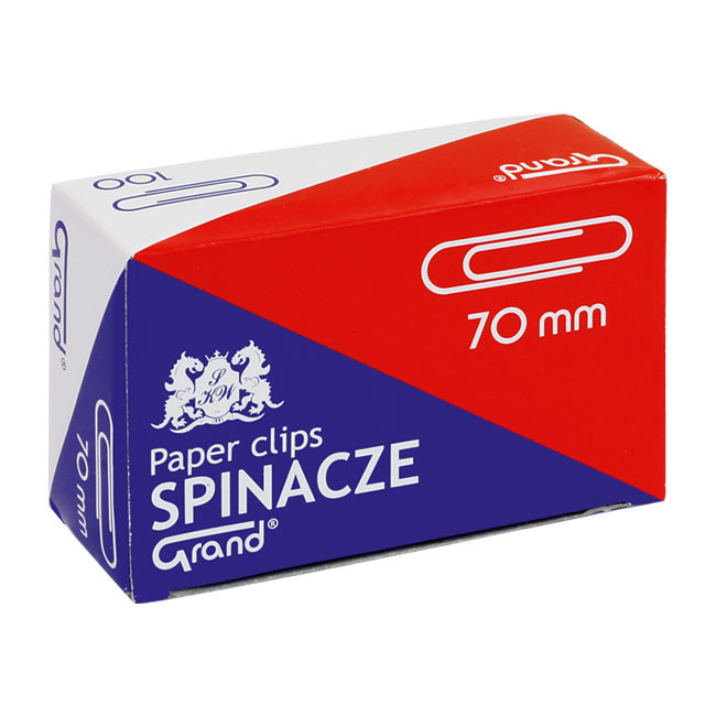 Кламери никелирани 70 mm Grand 50 бр.