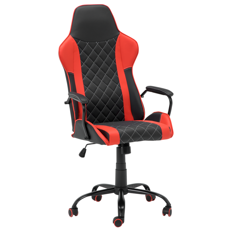 Геймърски стол Carmen 6310 - черен - червен