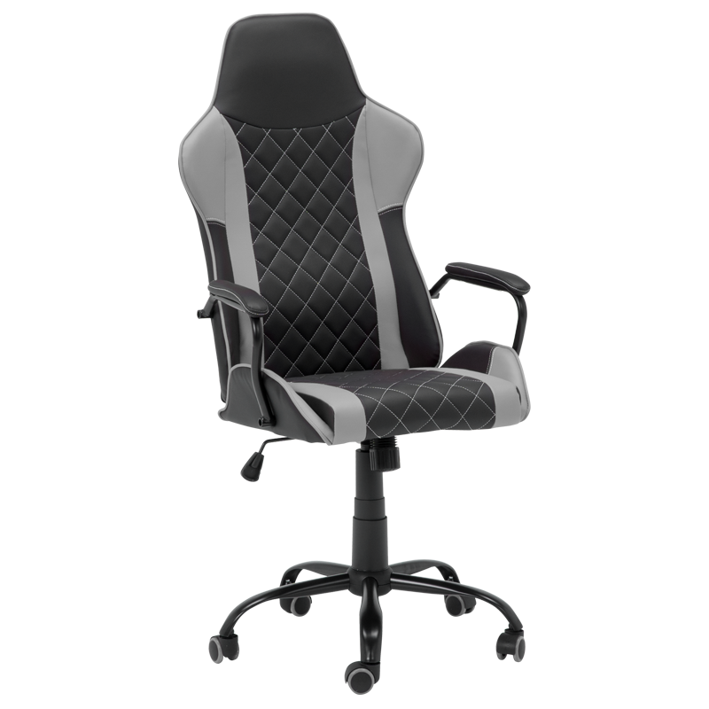 Геймърски стол Carmen 6310 - черен - сив