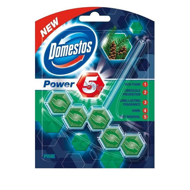 Ароматизатор WC Domestos Power 5 топчета Pine
