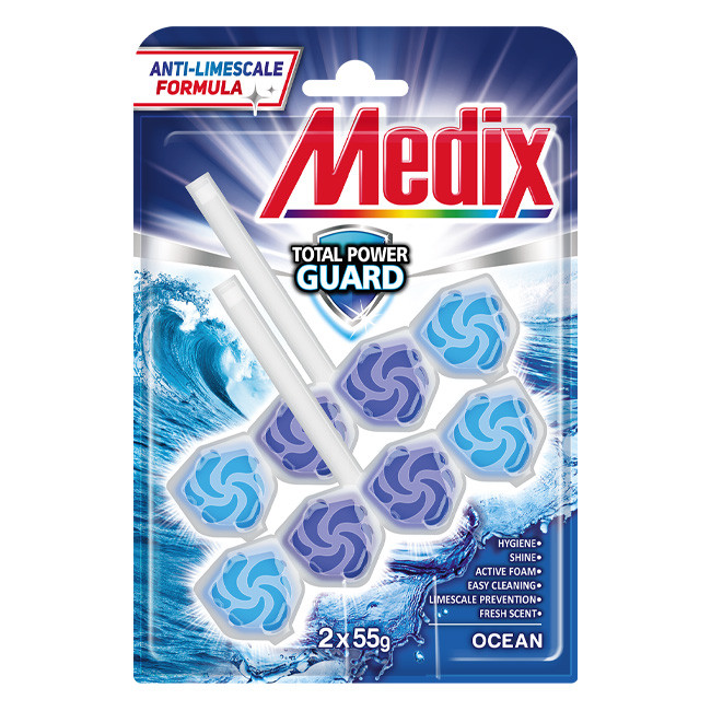 Ароматизатор WC Medix 5 топчета Ocean 2 бр.