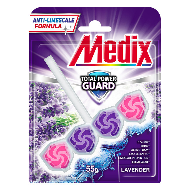 Ароматизатор WC Medix 5 топчета Lavender 55g