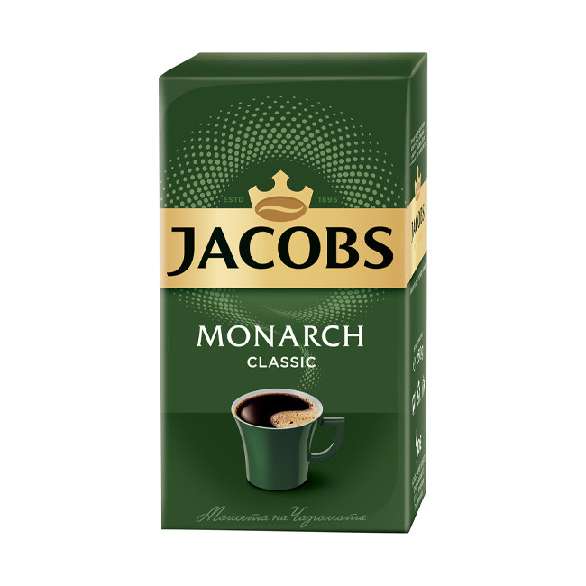 Кафе Jacobs Monarch Classic мляно, 250 g