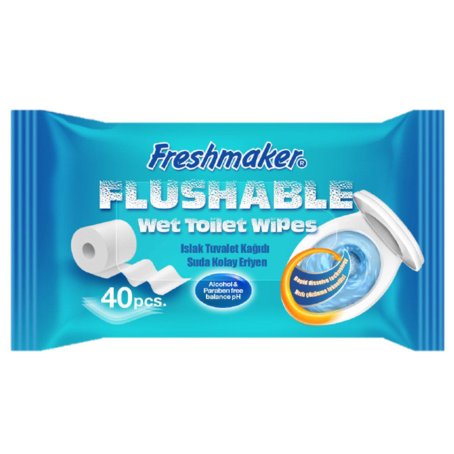 Влажна тоалетна хартия Freshmaker 40 броя