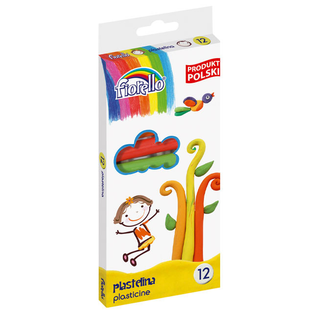 Моделин Fiorello 12 цвята, 192g
