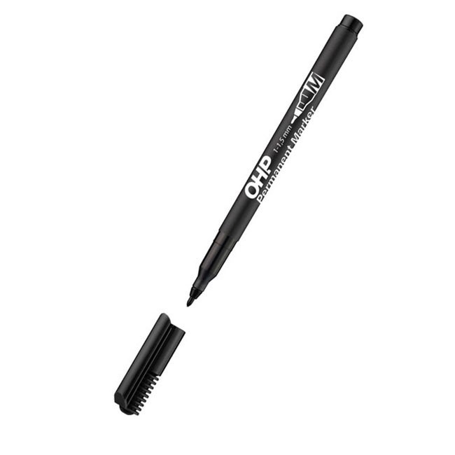 Перманентен маркер Ico OHP M Черен