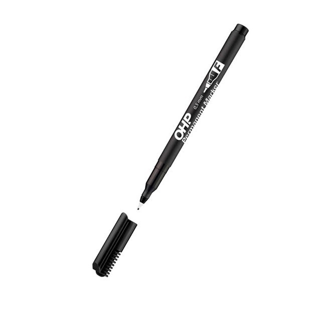 Перманентен маркер Ico OHP F Черен