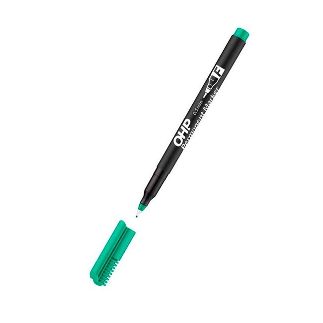 Перманентен маркер Ico OHP F Зелен