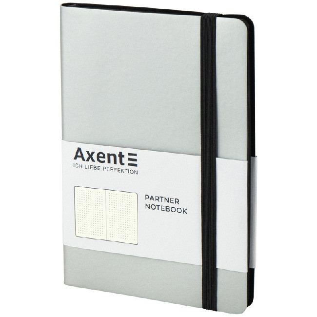 Бележник Axent Soft А5 96л.Точки Сребрист