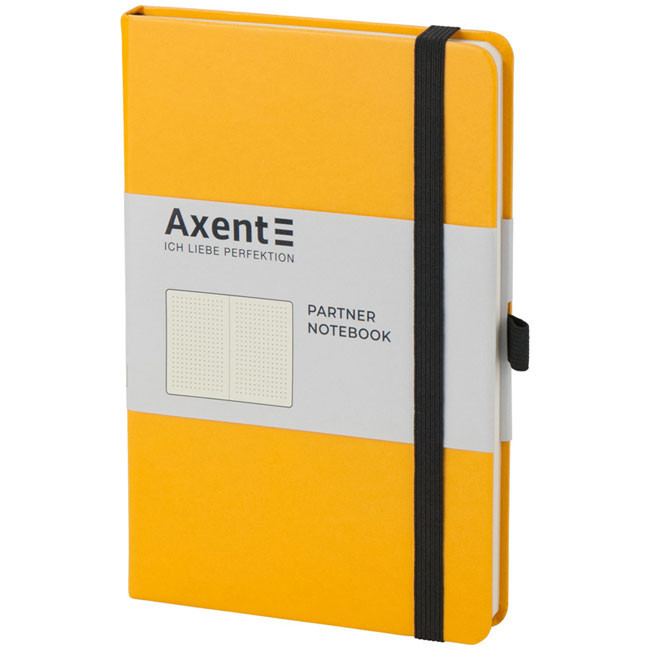 Бележник Axent Partner А5 96л.Точки Жълт