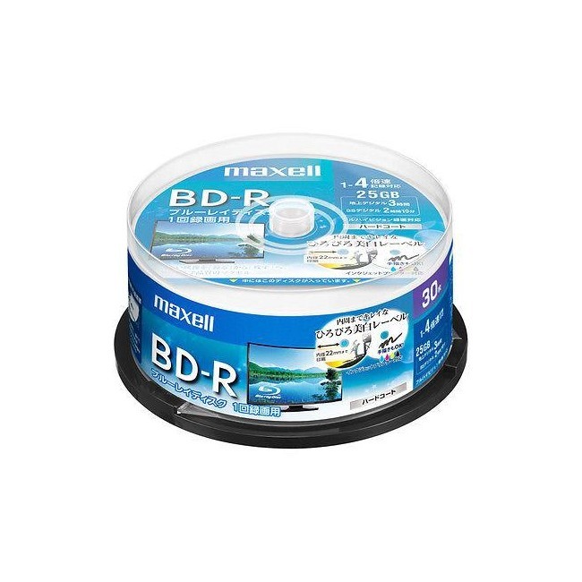 BD-R MAXELL, Single layer, 25 GB, 4x, Printable,