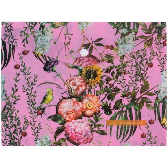 Папка джоб с копче Axent А5+ OS Summer