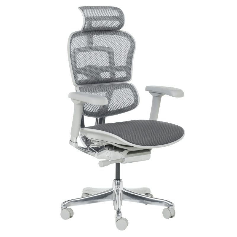 ERGOHUMAN ELITE 2 - СИВ - М/TEX - СИВА РАМКА