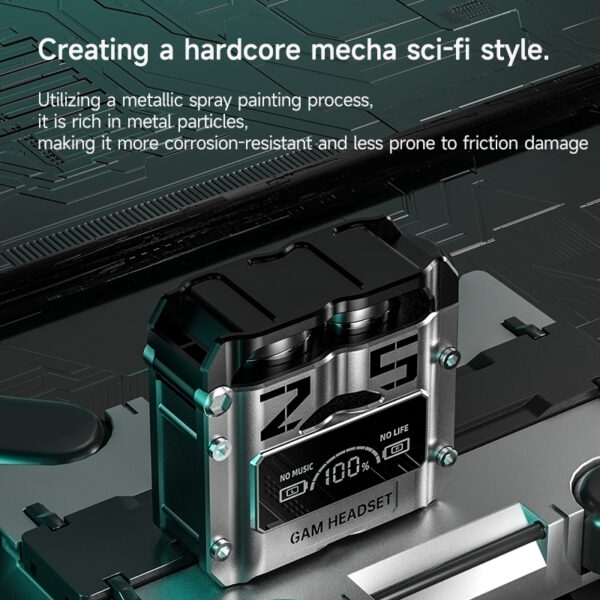 Смарт слушалки RONC New Hard-Shell Sci-Fi Mecha AI - Image 3