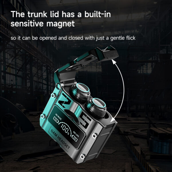 Смарт слушалки RONC New Hard-Shell Sci-Fi Mecha AI - Image 4